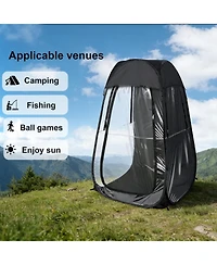 ECHTPeak Sports Tent Pop Up Shelter, 1 Person All Weather Tents, for Outdoor Sports Events, Fishing and Camping