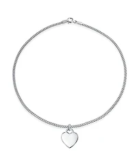 Bling Jewelry Dangling Heart Charm Anklet Ankle Bracelet Sterling Silver