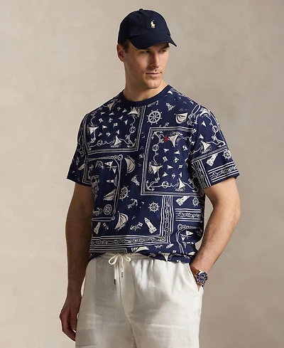 Polo Ralph Lauren Men's Big & Tall Bandanna Jersey T-Shirt