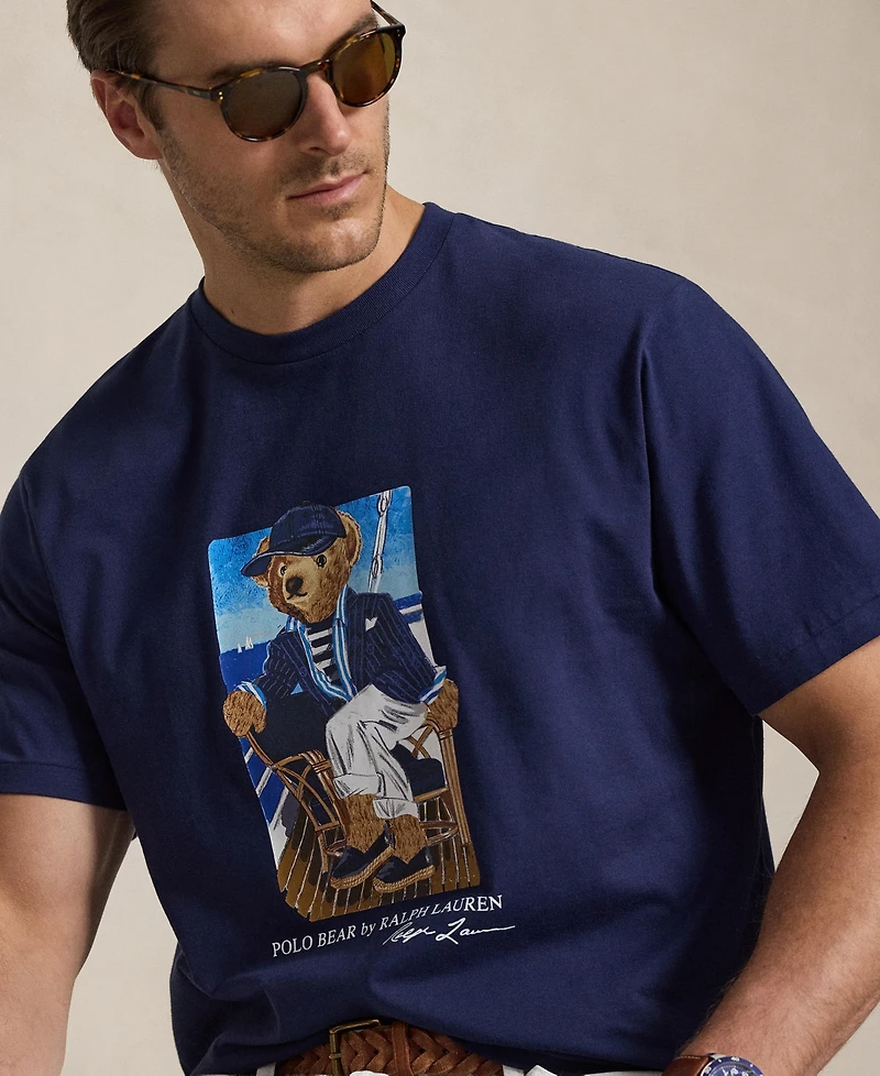 Polo Ralph Lauren Men's Big & Tall Bear Jersey T-Shirt