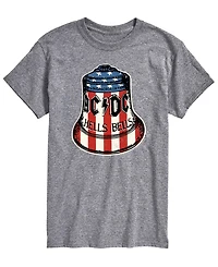 Airwaves Men's Acdc Hells Bells Americana Short-Sleeve Graphic T-Shirt
