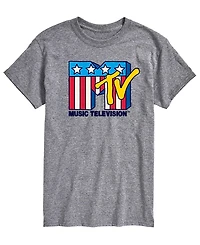 Airwaves Men's Mtv Usa Flag Short-Sleeve Graphic T-Shirt