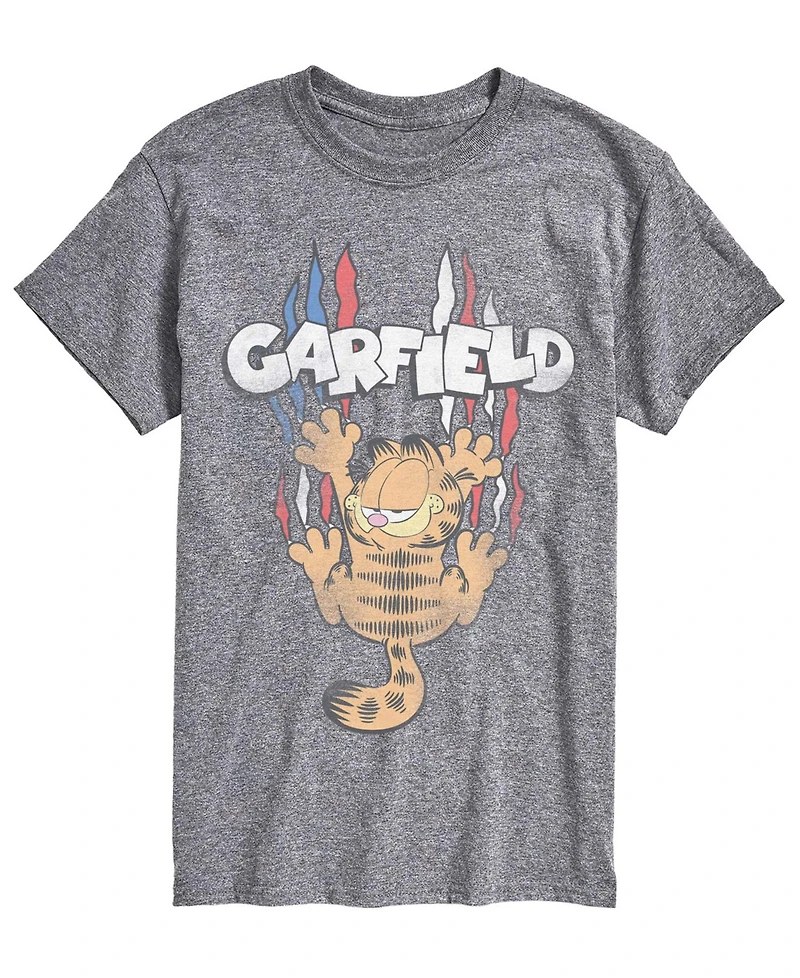 Airwaves Men's Garfield Americana Tonal Washed Short-Sleeve Graphic T-Shirt
