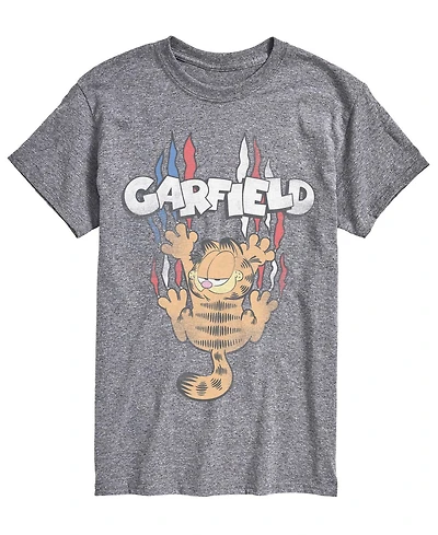 Airwaves Men's Garfield Americana Tonal Washed Short-Sleeve Graphic T-Shirt