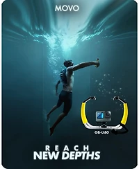Movo Gb-U80 Underwater Diving Rig for Action Cameras (Xl Version)
