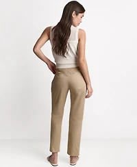 Bcbg Women's Straight-Leg Mid-Rise Pants