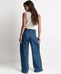 Bcbg Women's Wide-Leg Loose-Fit Sailor Jeans
