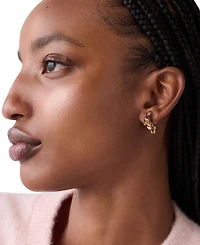 kate spade new york Gold-Tone Secret Garden Front Back Bunny Stud Earrings