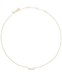 kate spade new york Gold-Tone Gifting Dear Mom Short Pendant Necklace