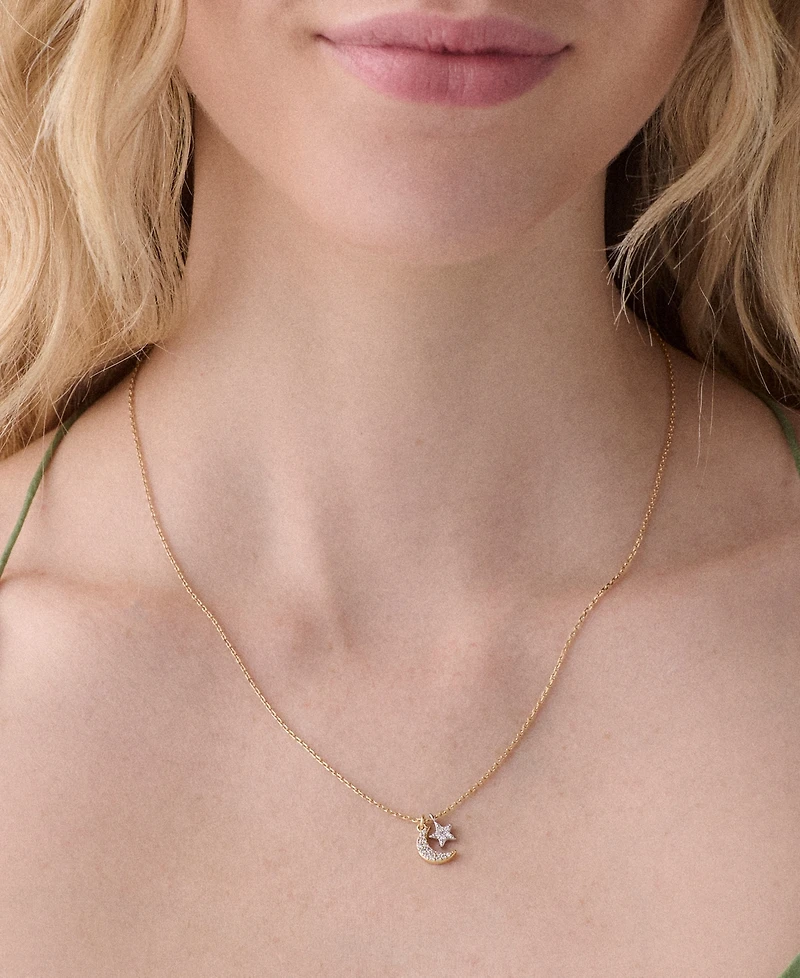 kate spade new york Two-Tone Gifting To My Special Someone Short Pendant Necklace