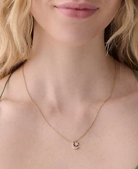 kate spade new york Two-Tone Gifting To My Special Someone Short Pendant Necklace