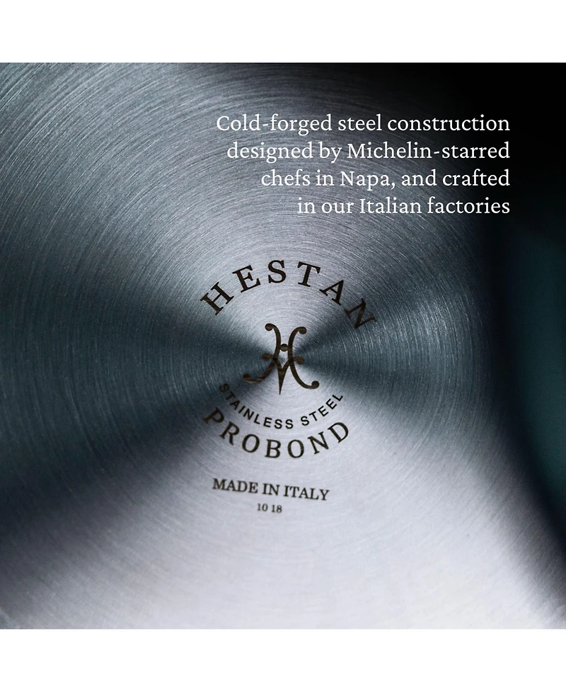 Hestan ProBond Clad Titum Stainless Steel Nonstick 3.5-Quart Covered Essential Pan