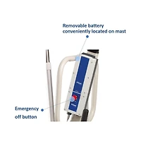 Invacare Reliant Electric Patient Lift with 450 Pound Capacity and Manual Low Base