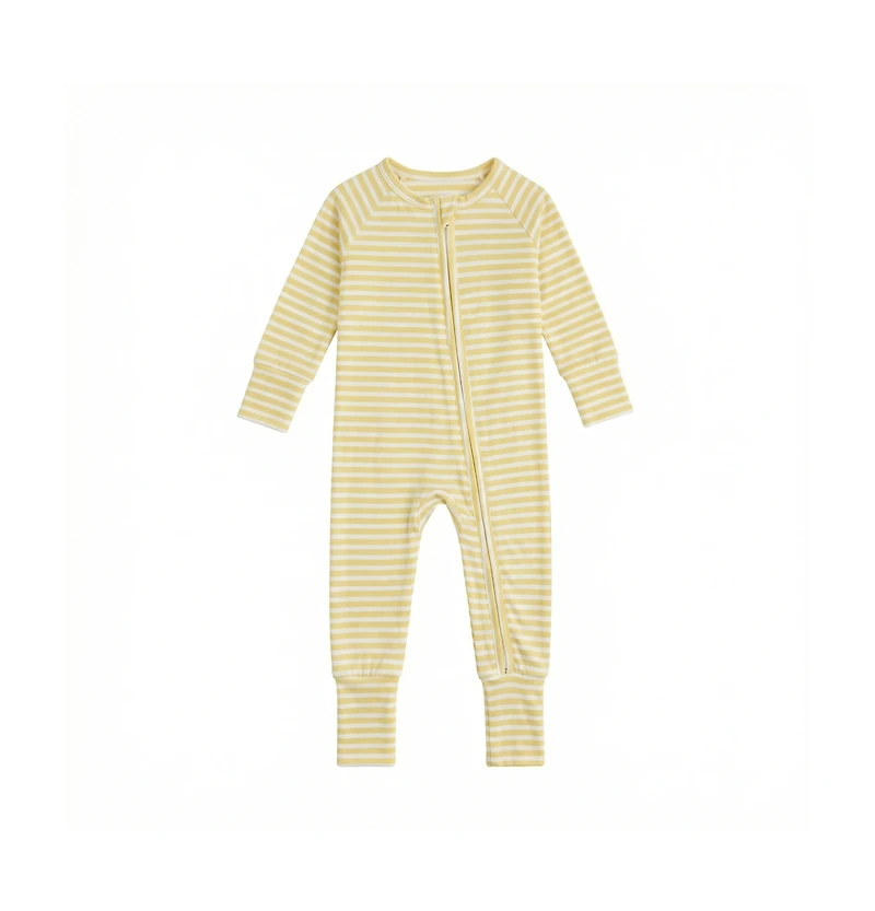 Motette Baby Lemon Stripe Sleeper