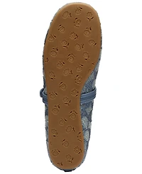 Coach Women's Sculpted C Crinkle Patent Leather Soft Mary Jane Flats