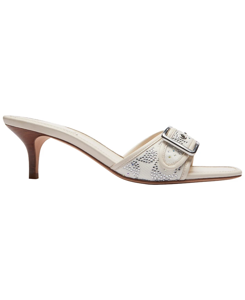 Coach Women's Margot Signature Jacquard Slip-On Sandals
