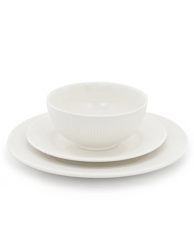 Elama Gianna 12-Piece Dinnerware Set, Service For 4