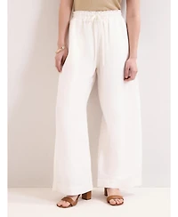 Phase Eight Women's Rowan Wide Leg Linen Trousers
