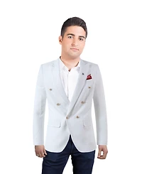 Elie Balleh Men's Slim Fit Classic Waffle Weave Sport Coat