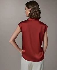 Donna Karan New York Petite V-Neck Top