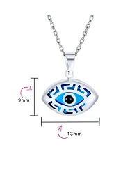 Bling Jewelry Turkish Evil Eye Filigree Charm Pendant Necklace in Protection