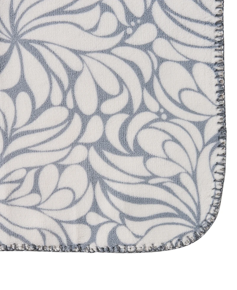 Tahari Home Amari Reversible Printed Plush Throw, 50" x 70"
