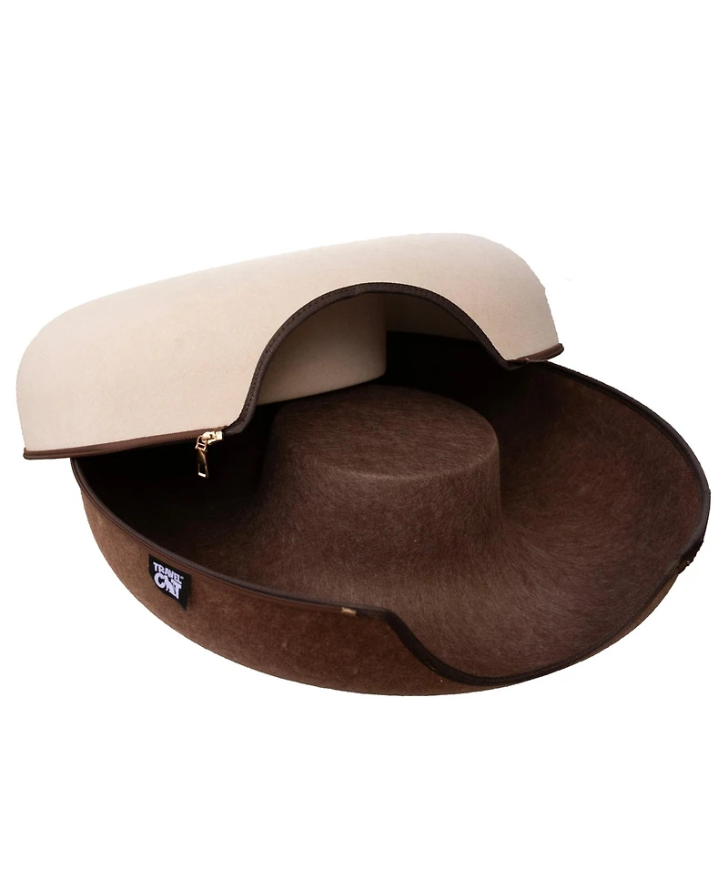 Travel Cat Donut! 2-in-1 Hideaway Cave Bed
