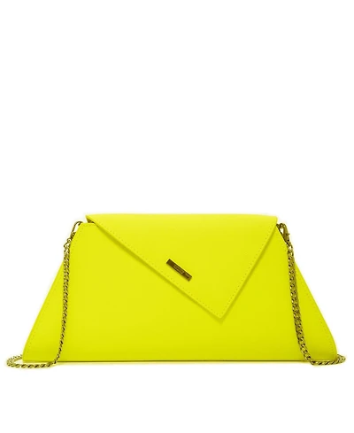 Susu Yellow Purse Leather Clutch Bag Unique Evening Purse Women's Handbag