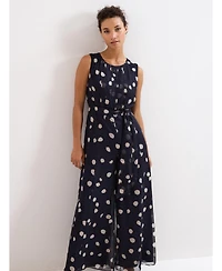 Phase Eight Women's Maxine Spot Tie-Waist Maxi Jumpsuit