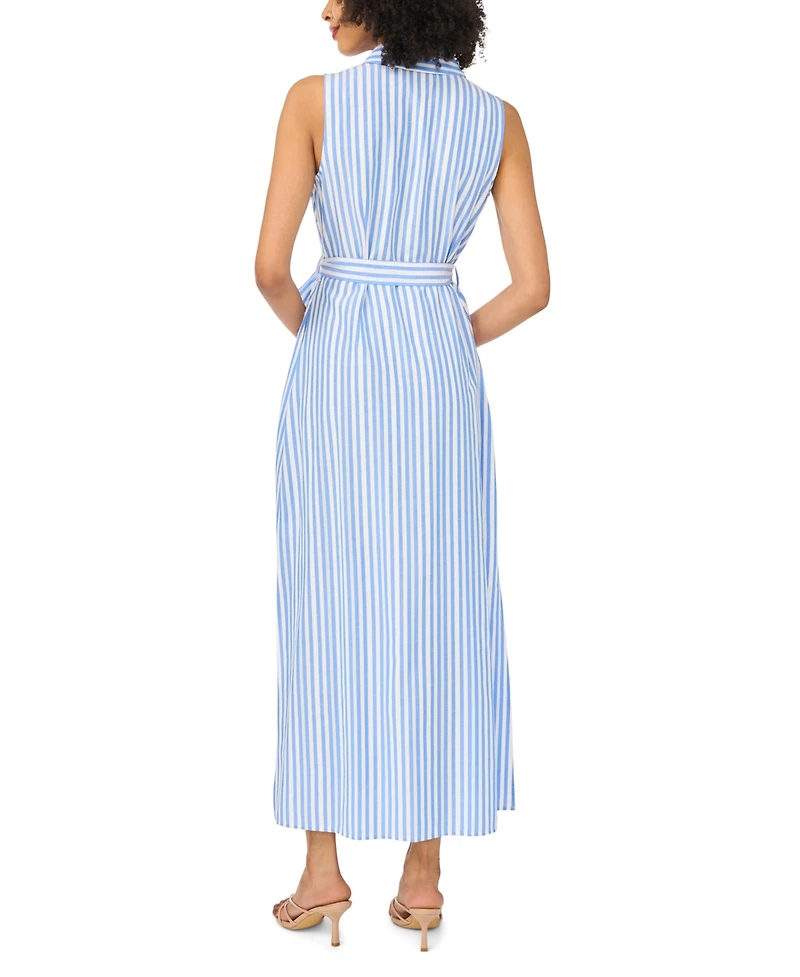 Vince Camuto Women's Sleeveless Button-Up Maxi Dress