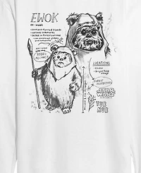 Airwaves Men's Ewok Field Guide Long-Sleeve Graphic T-Shirt