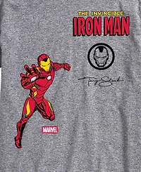 Airwaves Men's Iron Man Invincible Short-Sleeve Graphic T-Shirt