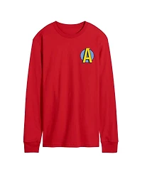 Airwaves Men's Avengers Sporty Long-Sleeve Graphic T-Shirt