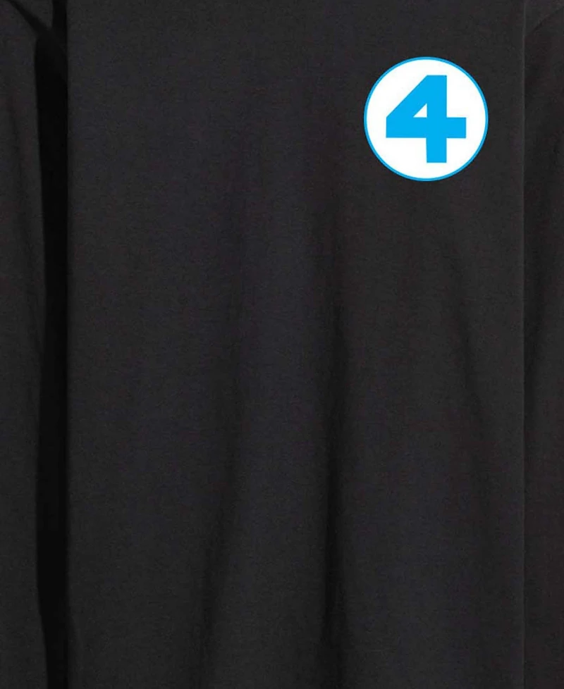 Airwaves Men's Fantastic Four Marvel Comics Long-Sleeve Graphic T-Shirt