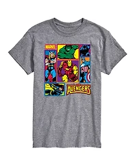 Airwaves Men's Avengers Grid Short-Sleeve Graphic T-Shirt