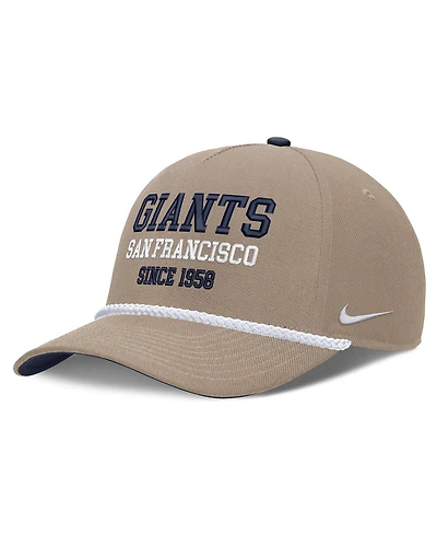 Nike Men's Khaki San Francisco Giants Father's Day Rope Rise Adjustable Hat