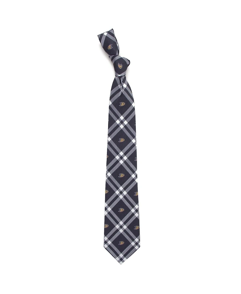 Eagles Wings Men's Black Anaheim Ducks Rhodes Tie