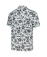 Reyn Spooner Men's Silver Las Vegas Raiders Pua Performance Polo Shirt