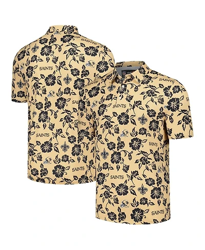 Reyn Spooner Men's Gold New Orleans Saints Pua Performance Polo Shirt