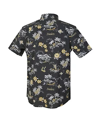 Reyn Spooner Men's Black Pittsburgh Steelers Throwback Kekai Performance Button-Down Shirt