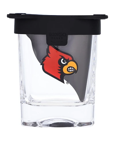 Indigo Falls Louisville Cardinals 10oz. Ice Wedge Glass