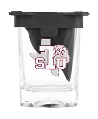 Indigo Falls Texas Southern Tigers 10oz. Ice Wedge Glass