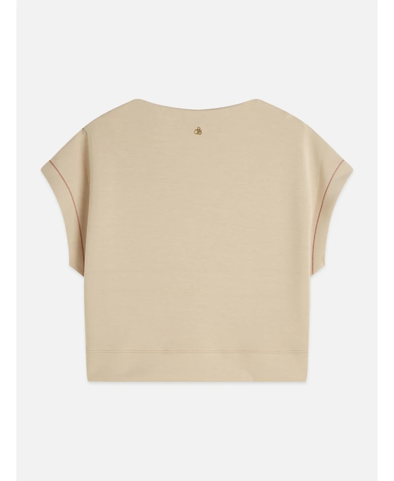 Scotch & Soda Women's and Modal Slash Neck Sweatshirt