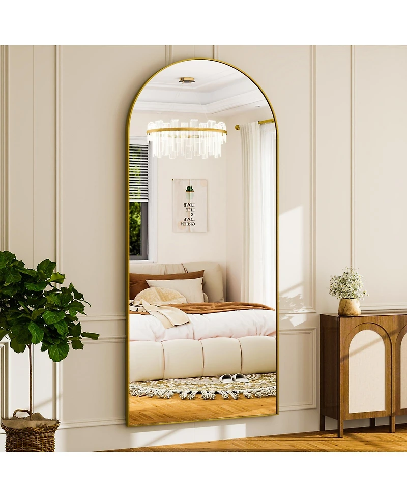 Koonmi 64"x21" Arched Full-Length Mirror