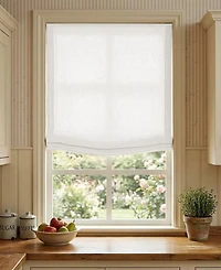Shadisfy Soft Linen Blend Cordless Relaxed Roman Shade