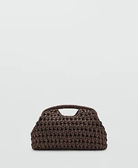 Mango Women's Natural Fiber Handbag