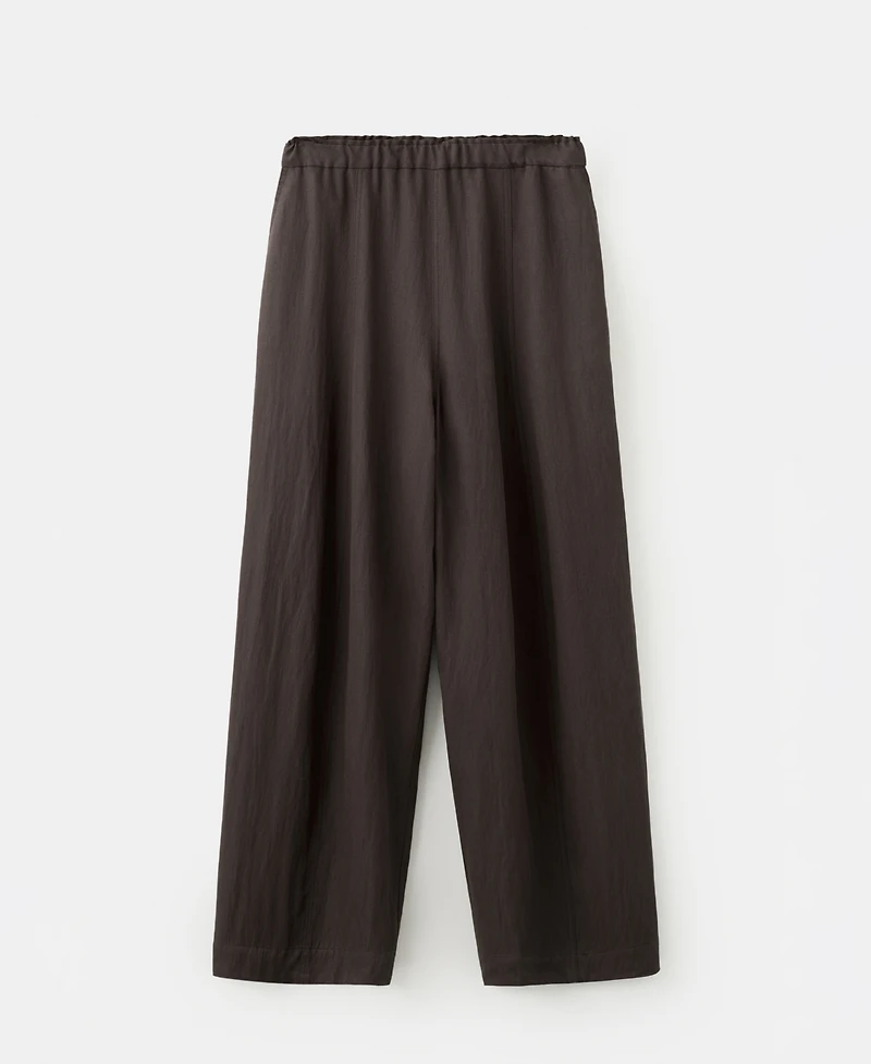 Mango Women's Mid-Rise Lyocell Pants