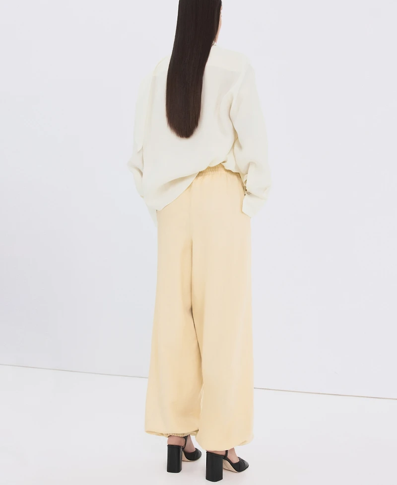 Mango Women's Lyocell Baggy Pants