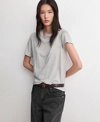 Mango Women's Mid-Rise Straight Jeans