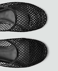 Mango Women's Mesh Bracelet Ballet Flats